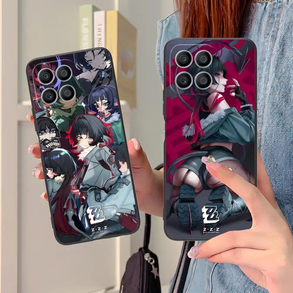 حافظة هاتف Zenless Zone Zero Jane Doe لهاتف Honor 90 80 70 60 50 30 20 10 9 8 7 Pro S SE Lite 5G طباعة ملونة واقية جميلة
