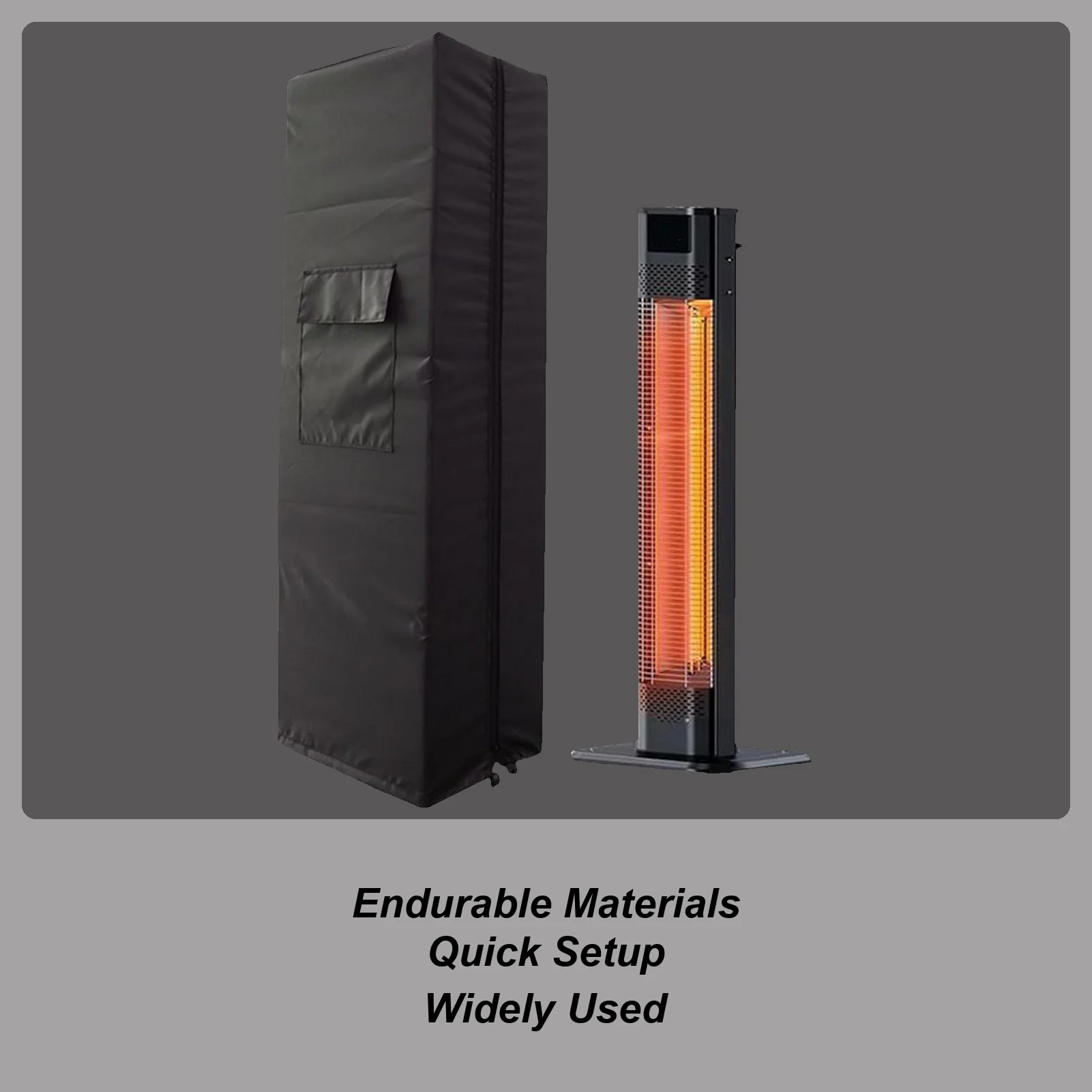 

Чехол для наружного обогревателя, водонепроницаемая регулируемая защита с застежкой-молнией, чехлы для обогревателя для патио, водонепроницаемые, сверхмощные, для улицы, зимнего дома