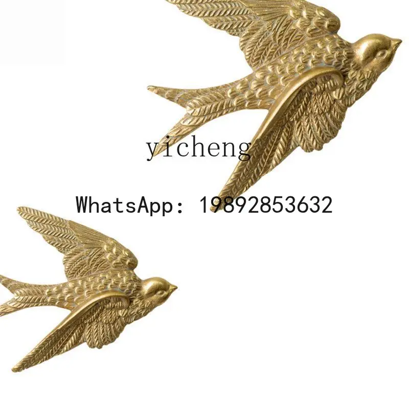 

X7 Flying Bird Wall Hanging Chinese Style Decoration Sofa Background Wall French Retro Style Wall Light Luxury