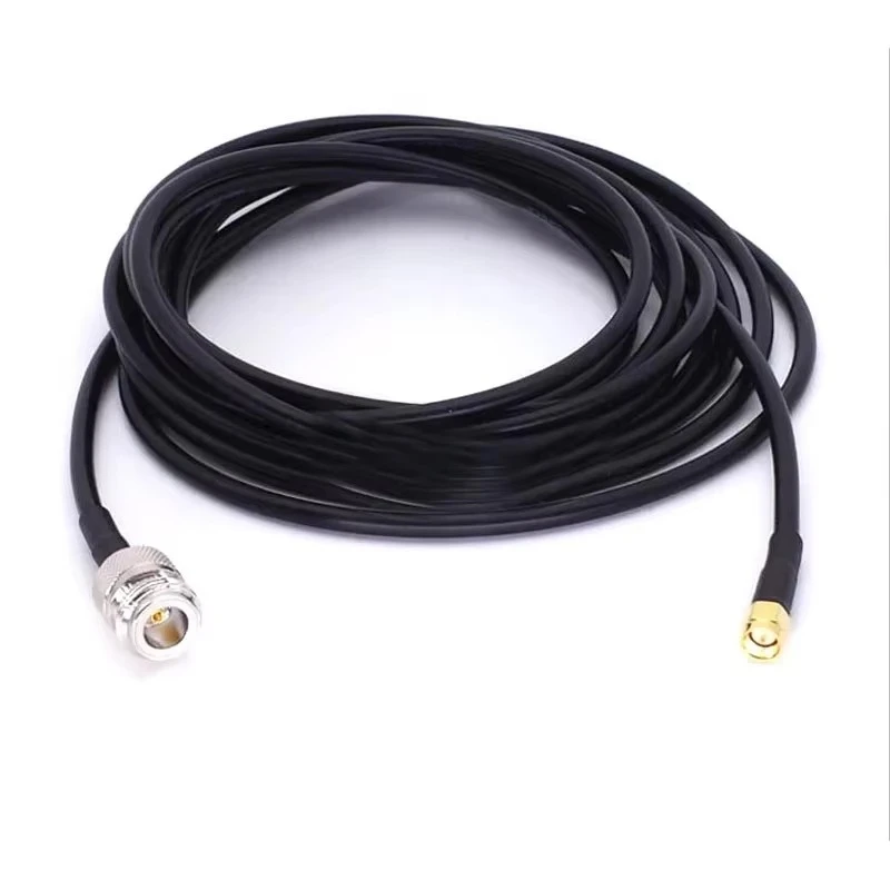 RG58 (SYV50-3-1) N Female To RP-SMA Male Plug RF Coaxial Jumper Pigtail Cable for Two Way Radio Wifi Antenna 0.5m/1m/3m/10m