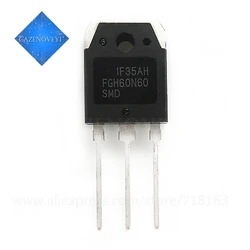 10 unids / lote FGH60N60SMD TO-3P FGH60N60 TO3P 600V 60A Parada de campo IGBT 60N60 en Stock