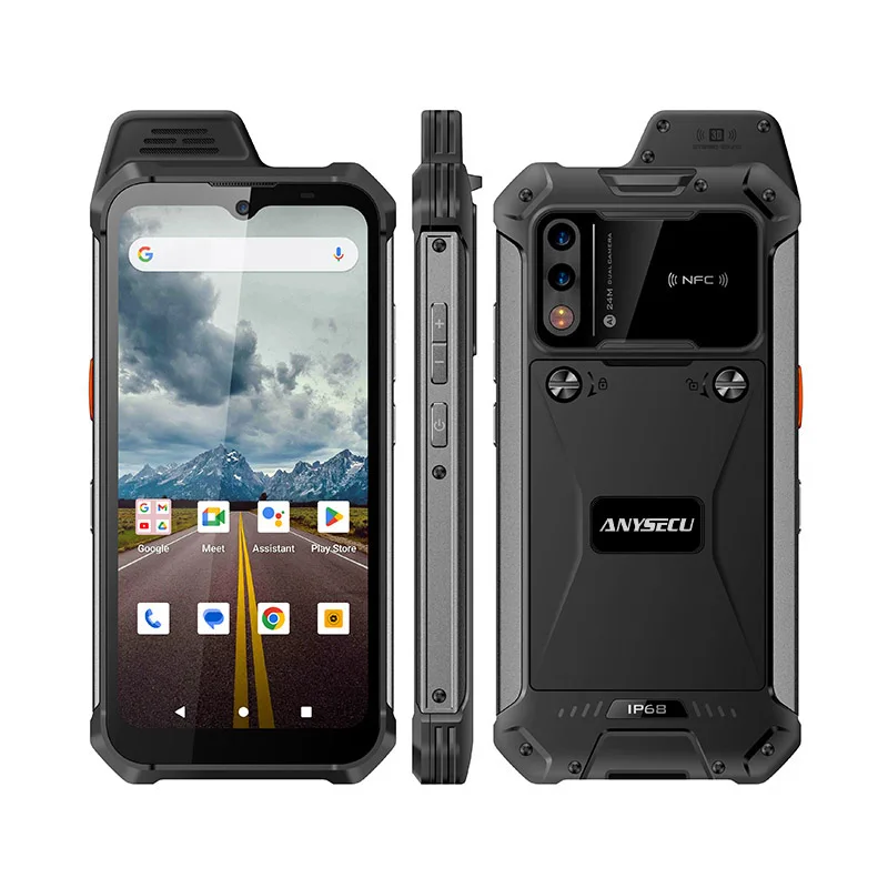 

4G W999 Android 13 POC Сетевое радио IP68 Водонепроницаемое 8 + 128 ГБ Работает с Zello Real PTT ATEX Walkie Talkie