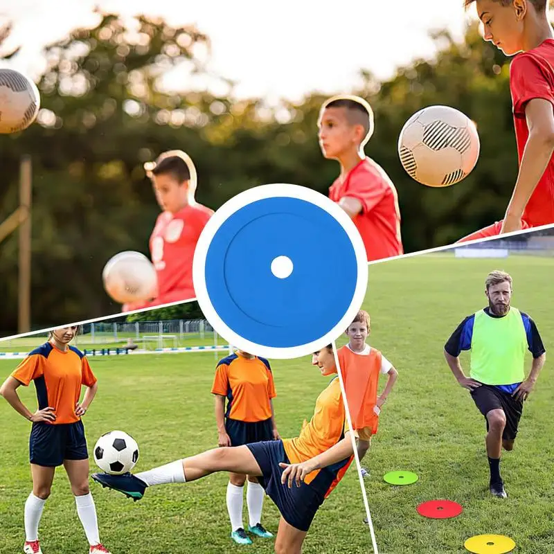 Landmark Mat Voetbal Trainingshulpmiddel Markeringsschijven Voetbalbord Voetbalschijf Landmark Mat Sportuitrusting voor clubs Team