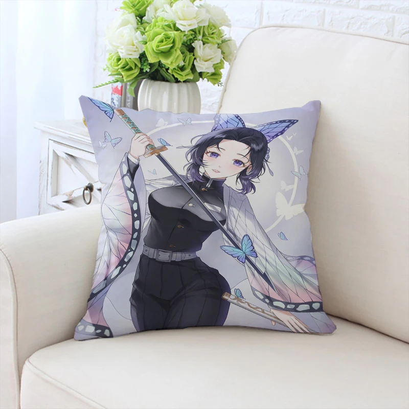 

Japanese Anime D-Demon Slayer Pillowcases for Pillows 45x45 Cushions Cover for Pillow Home Decoration Pillowcase 40x40 Cushion