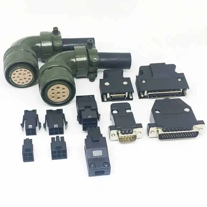 ASD-A AB A2 B B1 B2 Servo Driver Plug for Delta CN1 CN2 14/20/26/36/50 Pin Encoder Plugs 4 9 Core Motor Connectors