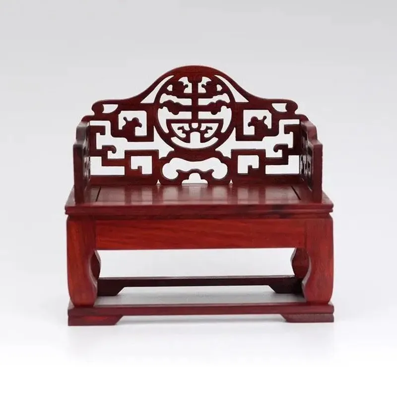 

Redwood Chair Miniatures Crafts Mini Doll House Furniture Ornaments Home Decoration Christmas Gift