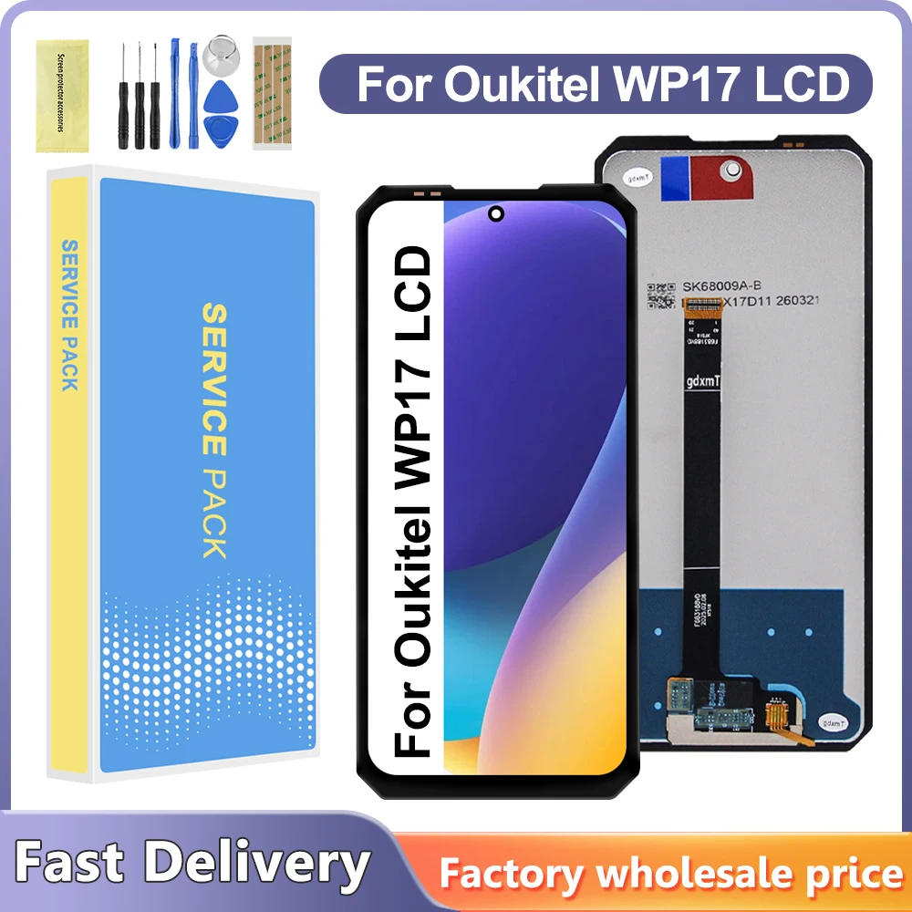 6.78'' Touch Screen Display for Oukitel WP17 WP19 WP21 WP27 RZ022 LCD Assembly Replacement Touch Panel for Smartphone