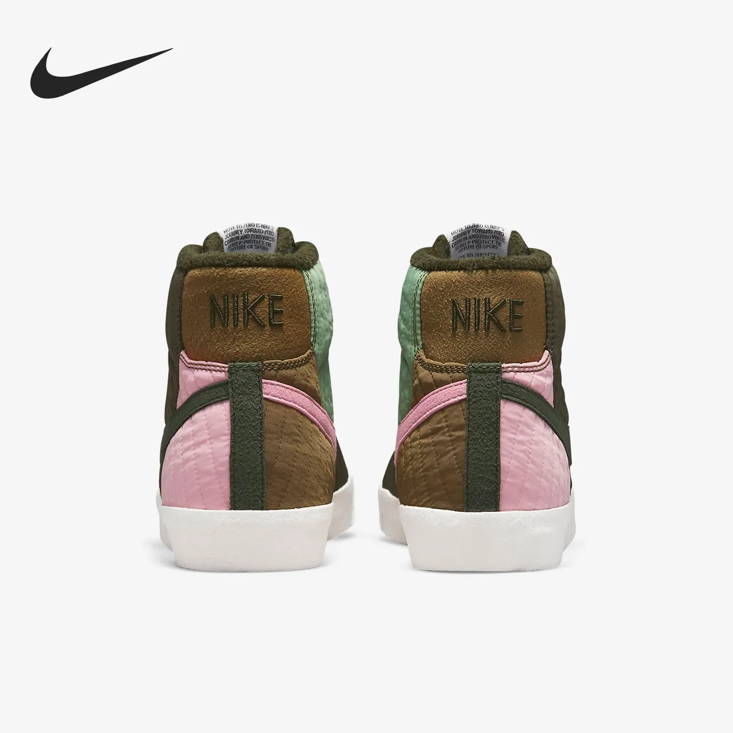 حذاء رياضي كاجوال للجنسين من Nike Official BLAZER، حذاء رياضي متوسط الارتفاع DD8024-300 #4