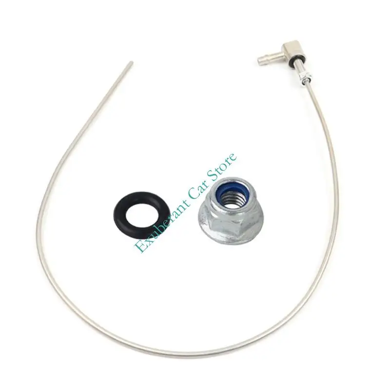 Parking Heater Pickup Tube 500 mm Stainless Steel Standpipe Threaded Mounting Head, 3 mm Inner Diameter, Opening
