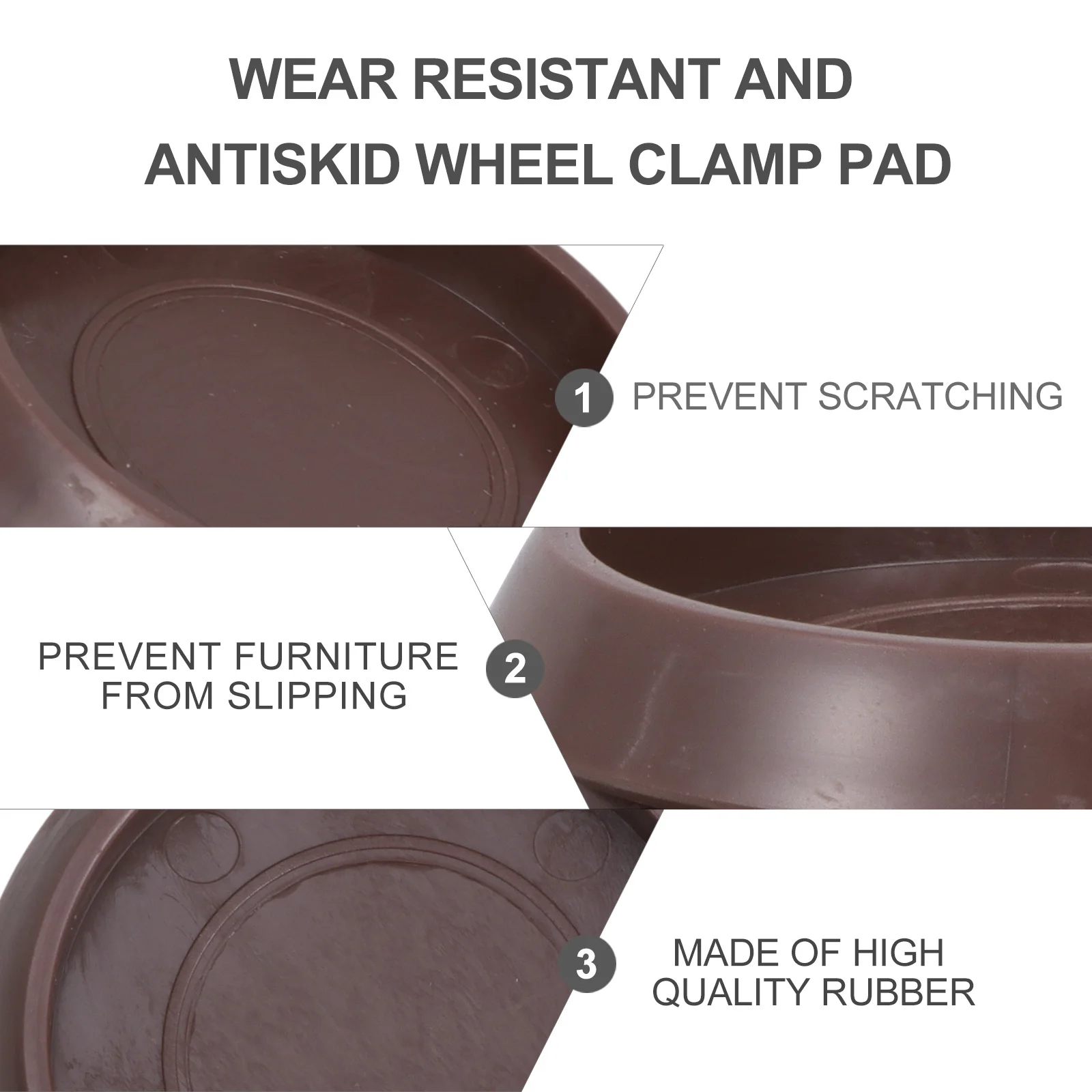 

10Pcs Furniture Anti-Slip Caster Cups Protectors Floor Grippers Chair Sofa Table Stoppers Furniture Stopper Bed Stoppers