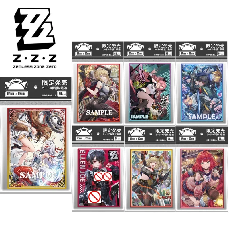 

Zenless Zone Zero Evelyn Chevalier Ye Shunguang Laser Flash Board Game Card Case Ellen Joe Game Collectible Card Protective Case