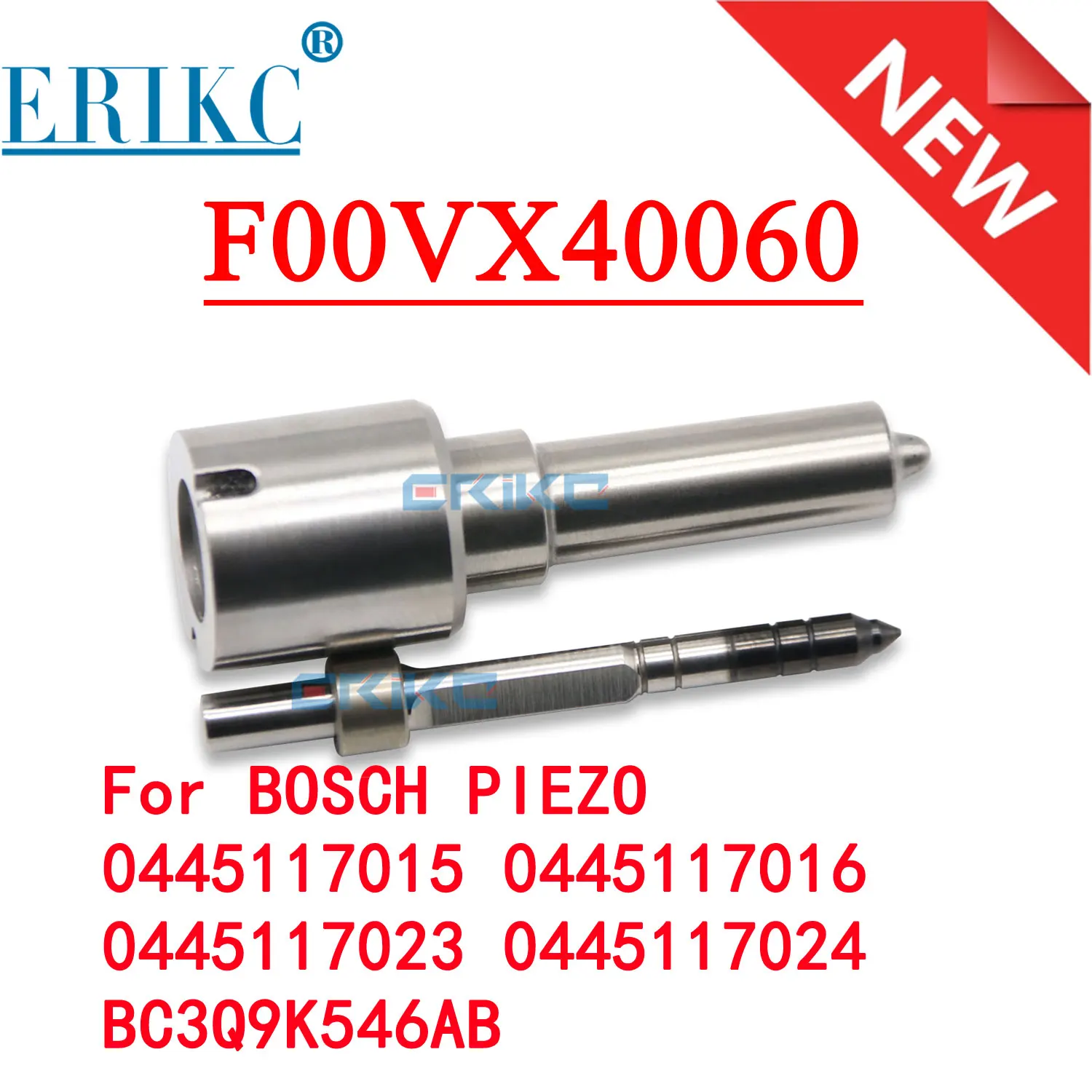 

F00VX40060 Piezo Injector Nozzle Assy F 00V X40 060 for Bosch 0445117015 0445117016 0445117023 0445117024 BC3Q9K546AB Spray