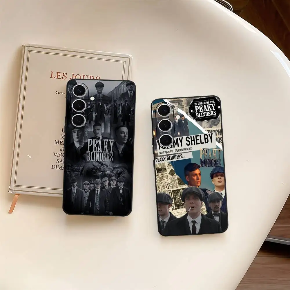 Movie P-Peakys-B-Blinders Phone Case For Samsung S 24 Fe 25 Ultra Plus 20 Lite 21 30 22 23 24 22 Ultra 5G Fundas view 3