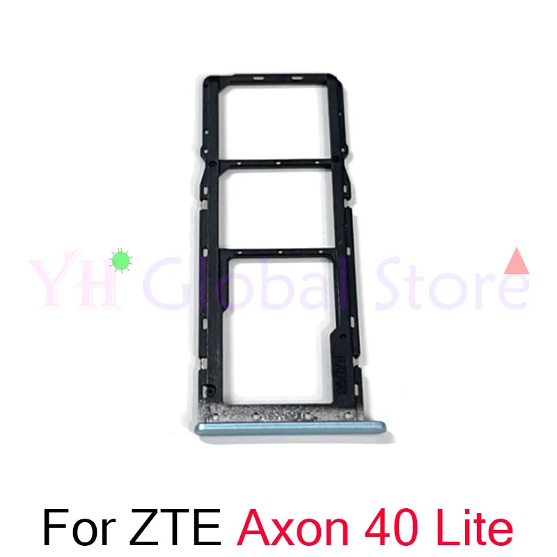 For ZTE Axon 40 Pro Lite Ultra Sim Card Slot Tray Holder Sim Card Repair Parts