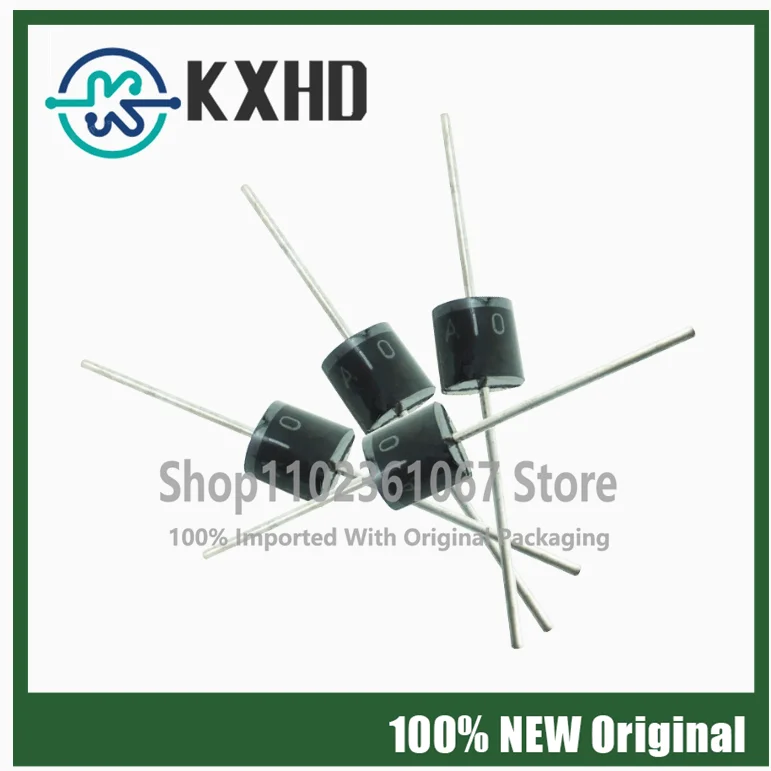 10PCS 6A10 10A10 20A10  30A10  R-6 Rectifier Diode 6A 10A 20A  30A 1000V Anti-reverse/reflux circuit board