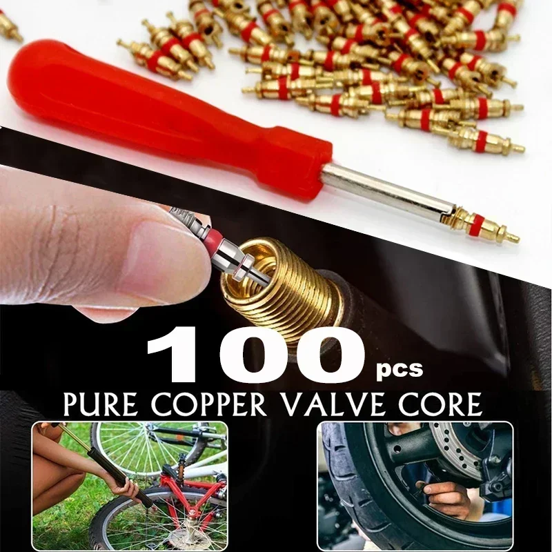 NEW Tire Valve Core Screwdriver Tool Multifunctional Tire Valve Stem Tool Standard & Large Bore Tyre Nipple Core Removal Inser