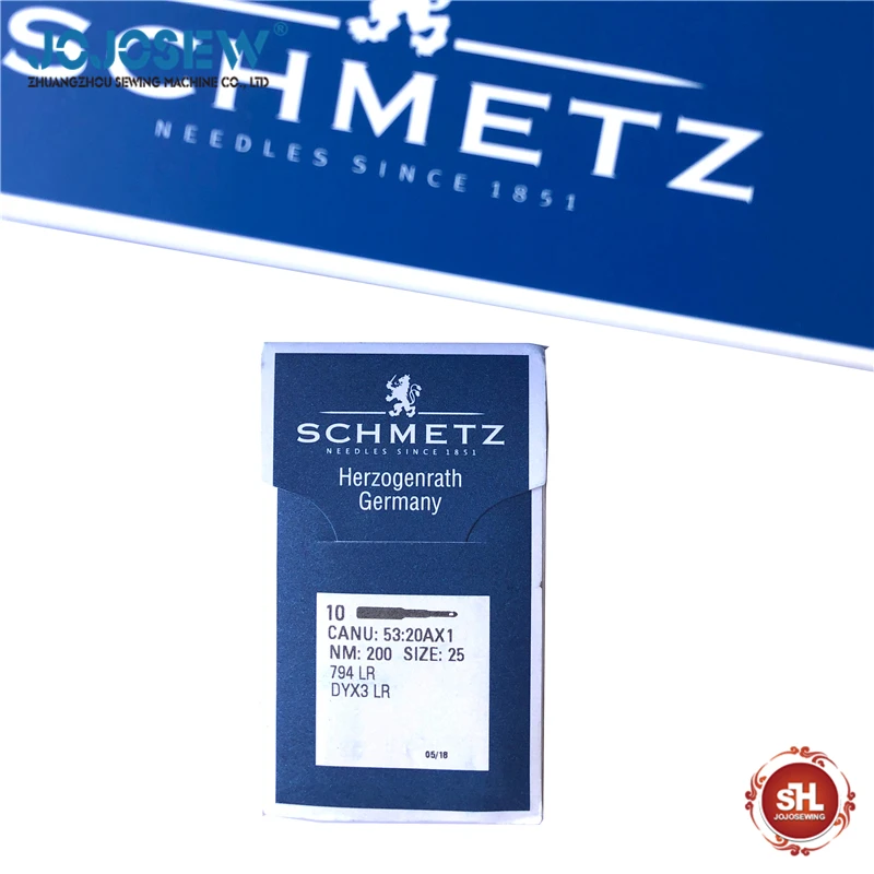 

DYX3 DYX3LR 794LR 53:20JL1 SCHMETZ Немецкий синий лев SY7061 игла с круглой головкой, четыре игла, шестиниточная игла, лацкан, автомобильная игла