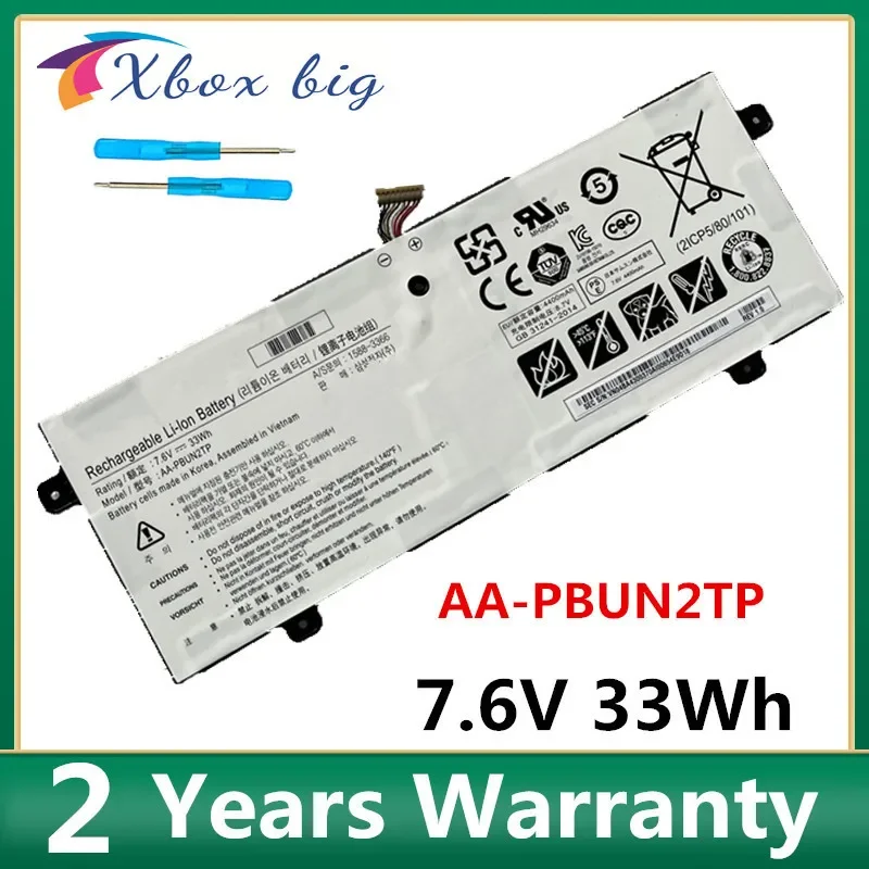 New AA-PBUN2TP Laptop Battery For SAMSUNG NP500R3M XE500C13 NT500R3W 7.6V 33Wh 4300mAh