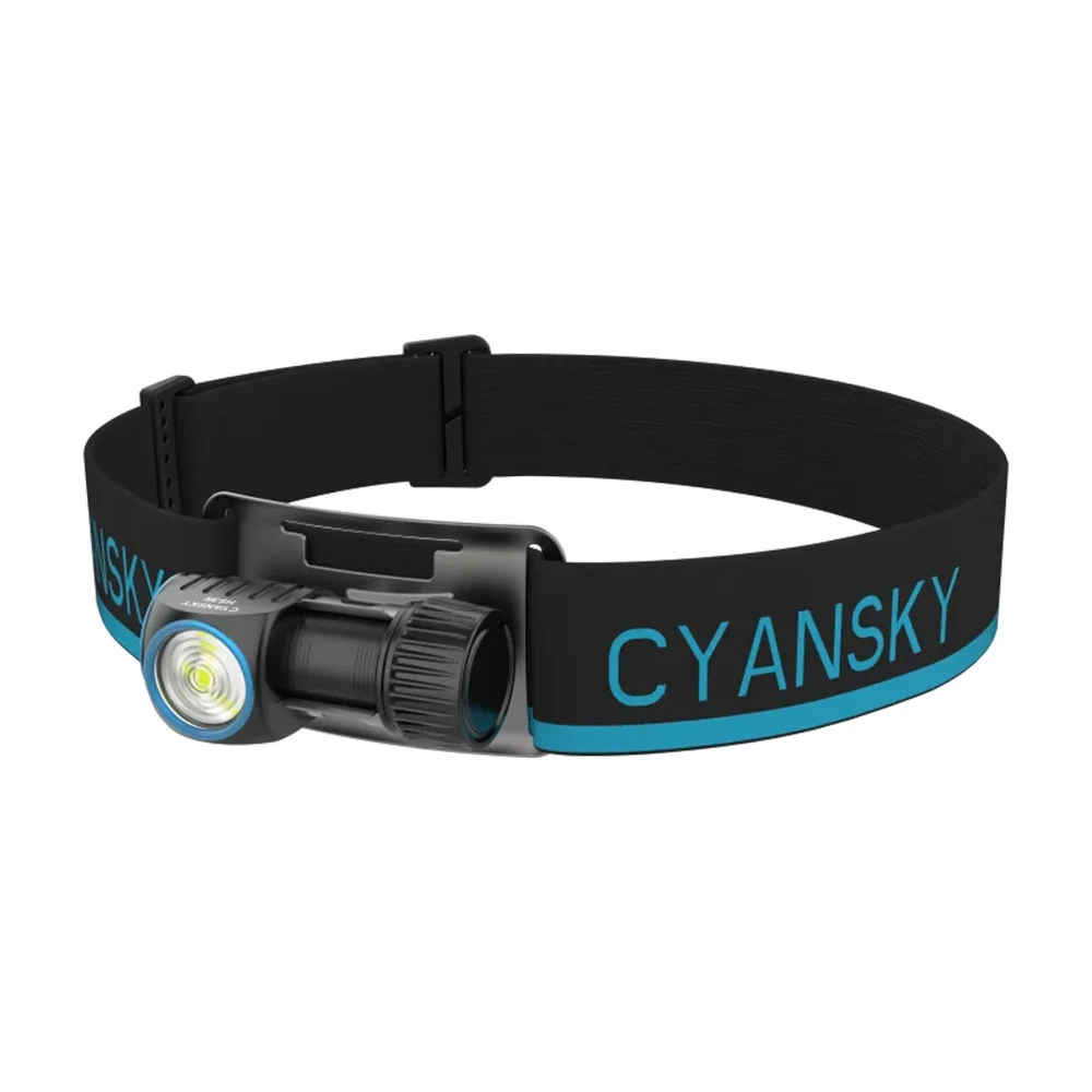 Cyansky HS3R 1100 Lumens Rechargeable Headlamp Waterproof Flashlight With White And Red Light For Night Camping Hiking Hunting