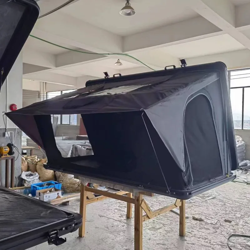 Car roof tent Waterproof roof tent Side open 3-4 person hard shell roof tent