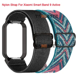 Strap For Xiaomi Smart Band 9 Active Wristband Elastic Nylon Loop Bracelet For Redmi Band 3 Smart Watchband Correa Accessories