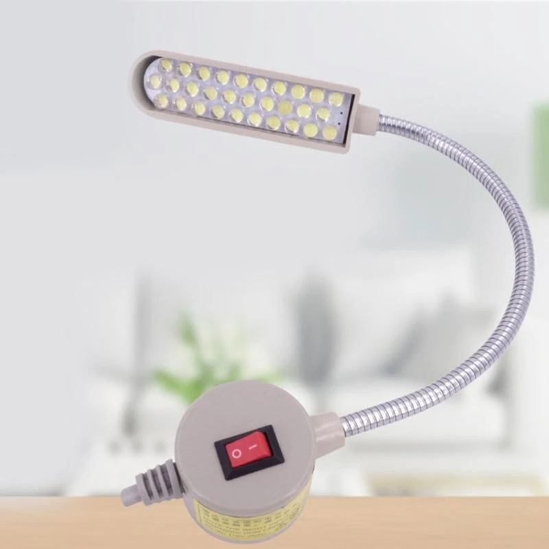 Sewing Machine LED Light, 30-Bulb 2W LED Light Flexible Gooseneck for Household Use, Drill Presses and Workbenches