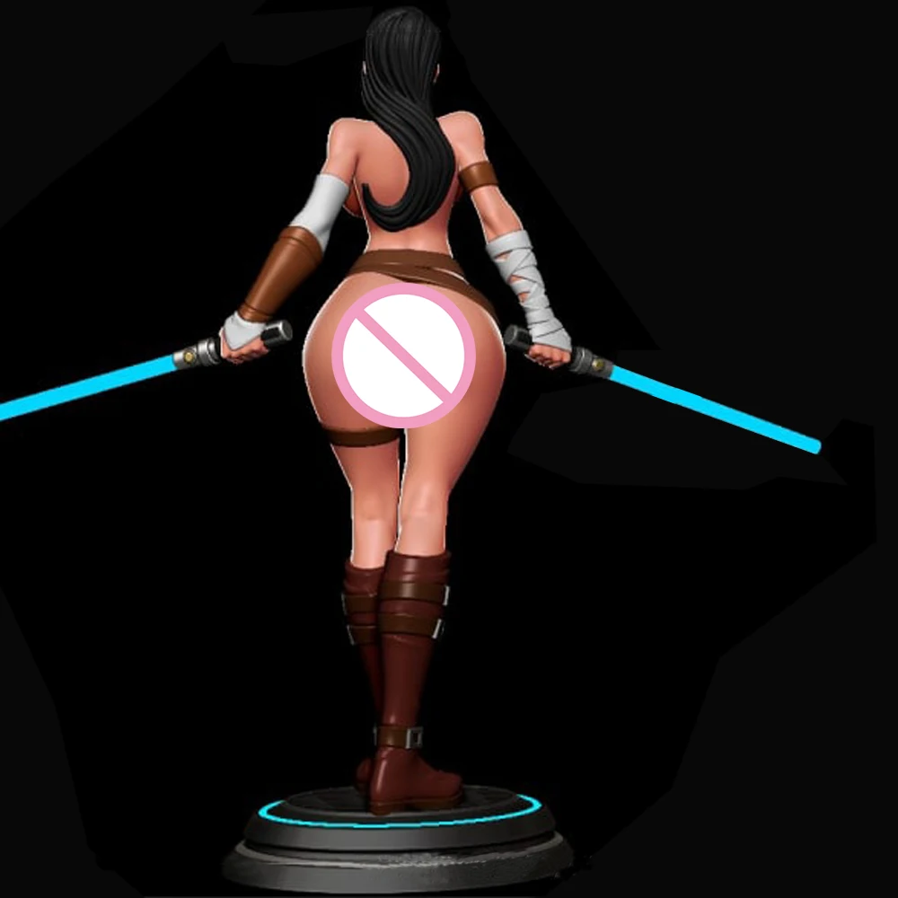 1:24 Sexy Jedi Gir lNSFW 3d Print Resin Toy Kit Gk Unpainted Figurine WaiFu Diy Unassembled Statue Figures Model Toy