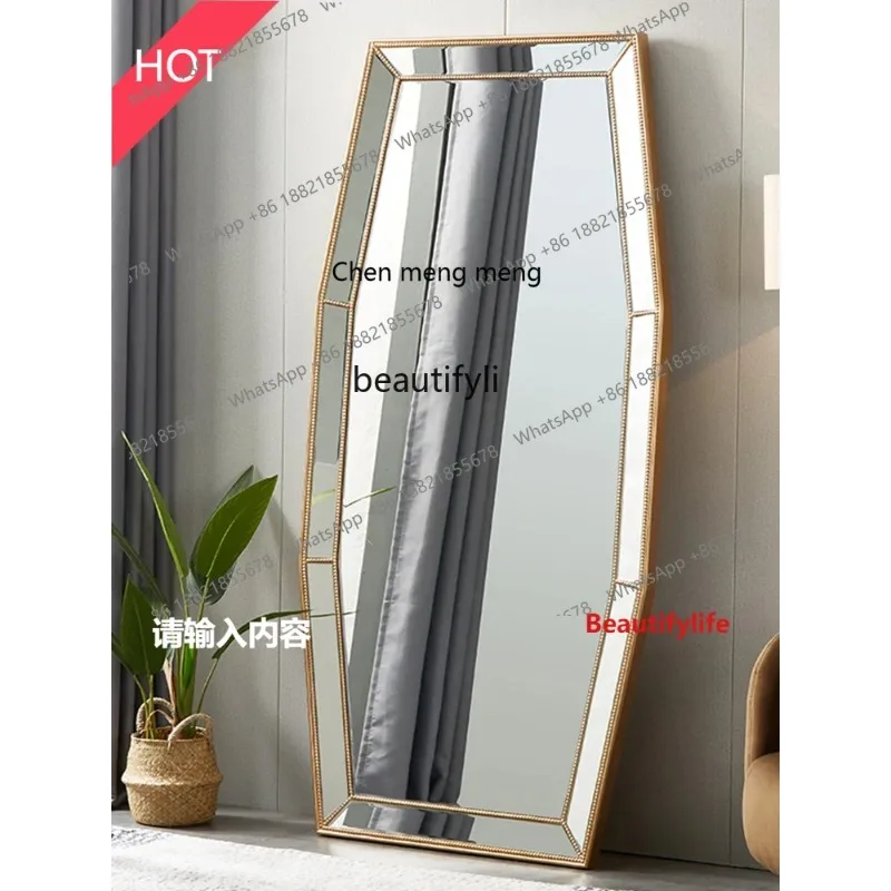 cn8617 LHY American full body, floor-to-ceiling mirror clothing store fitting, thin clothing store floor-to-ceiling, household l