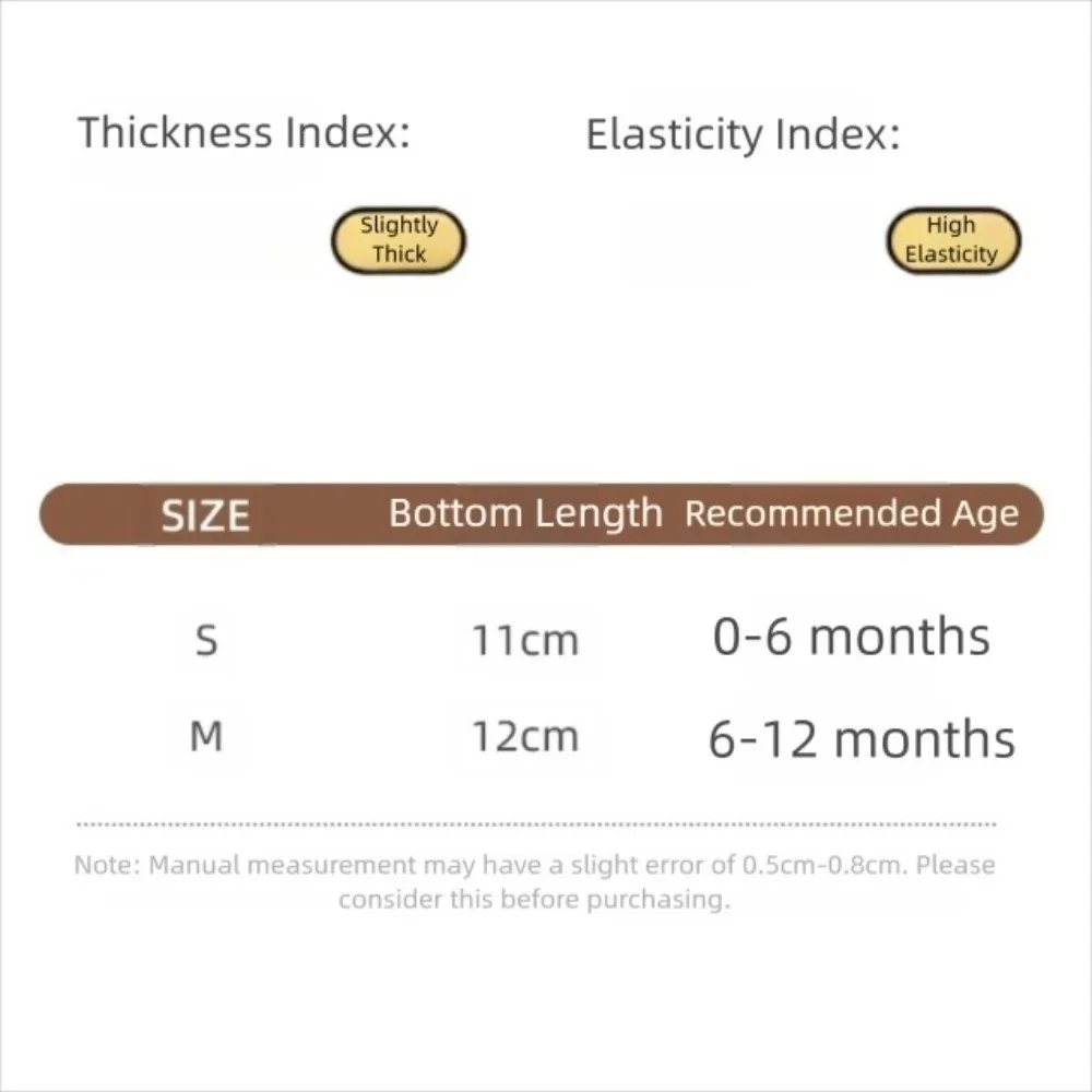 Scarpe in pelle scamosciata ispessita Calzini con fondo morbido in pelle scamosciata Scarpe Scarpe da apprendimento antiscivolo foderate in pile 0-12 mesi