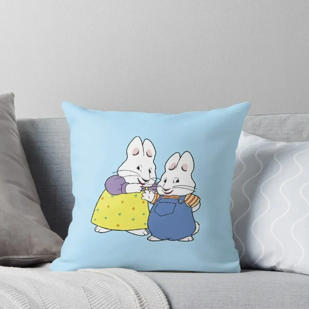 Max and ruby bunny Throw Pillow Luxury Sofa Cushions Sofas Covers Bed pillowcases pillow