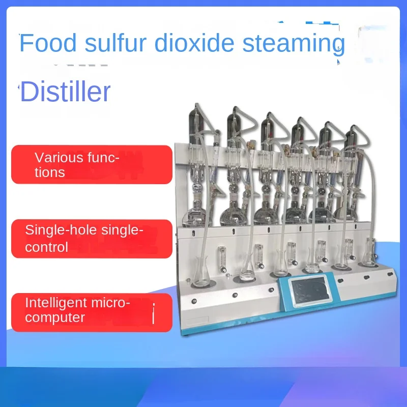 Food Intelligent Integrated Distillation Instrument Automatic SO2 Distillation Device