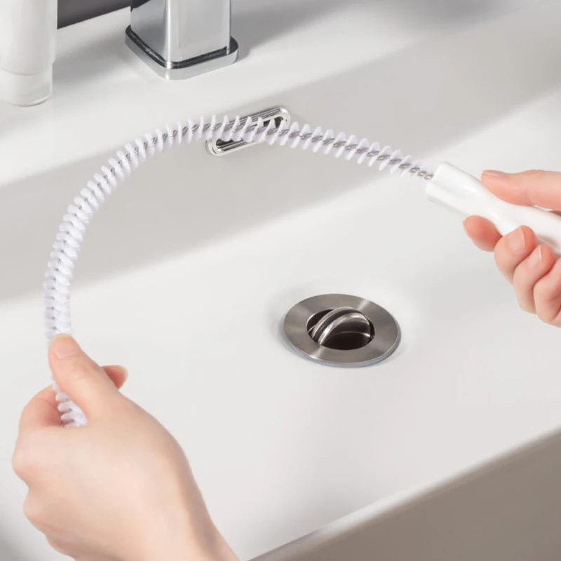 إطالة أنابيب الصرف الصحي Unblocker استنزاف المرحاض مغسلة بالوعة تنظيف الشعر هوك أداة التجريف للحمام المطبخ مكافحة انسداد #4