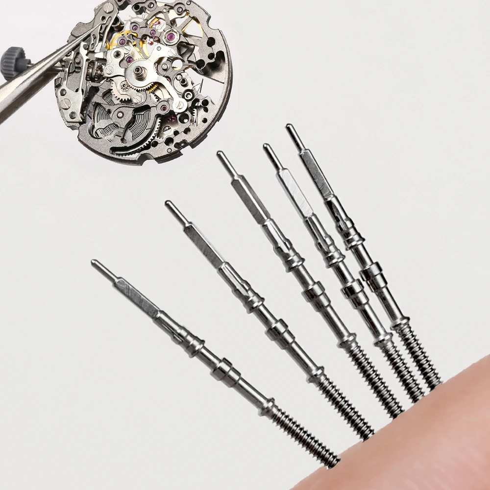 Haste do relógio peças de repo - Watch Crown Stem avaliação e preço