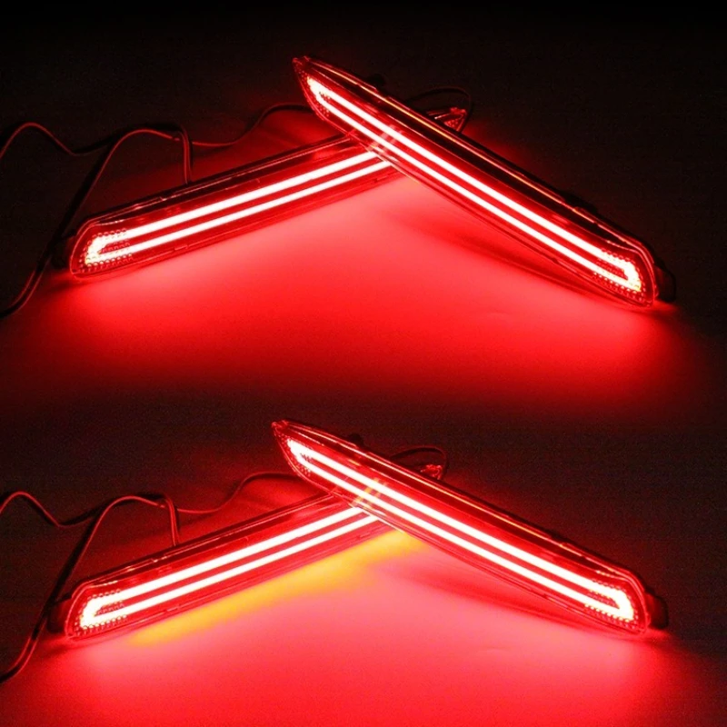 

Светодиодный отражатель заднего бампера DRL Dymanic, указатель поворота, стоп-сигнал для Toyota Alphard ‌ Vellfire ‌ Camry Reiz Mark X Verso