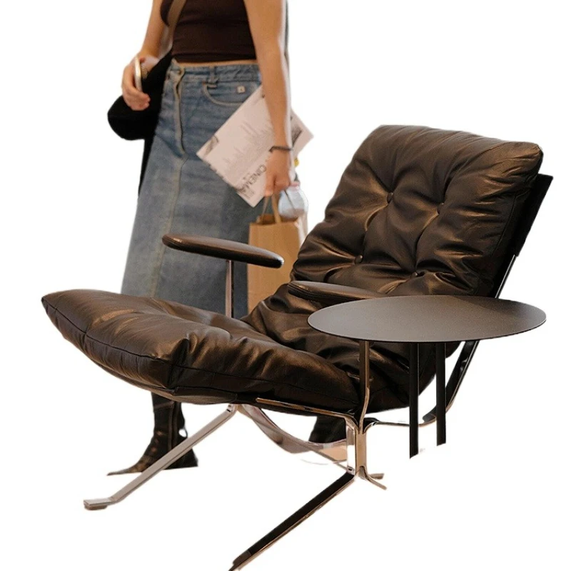 Vrijetijdsstoel enkele fauteuil minimalistische lichte luxe vrijetijdsrugstoel