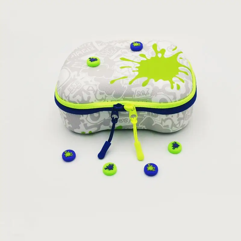 スイッチ,サムススリーブ,ジョイコン,スプラトゥーンゲーム,タコの装飾,アクセサリー用の滑り止めロッカーキャップ