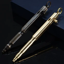 Portable Business Signature Pen Brass Tactical Pen EDC Multi-tool Glass Breaker Security Protection Personal Emergency Tool