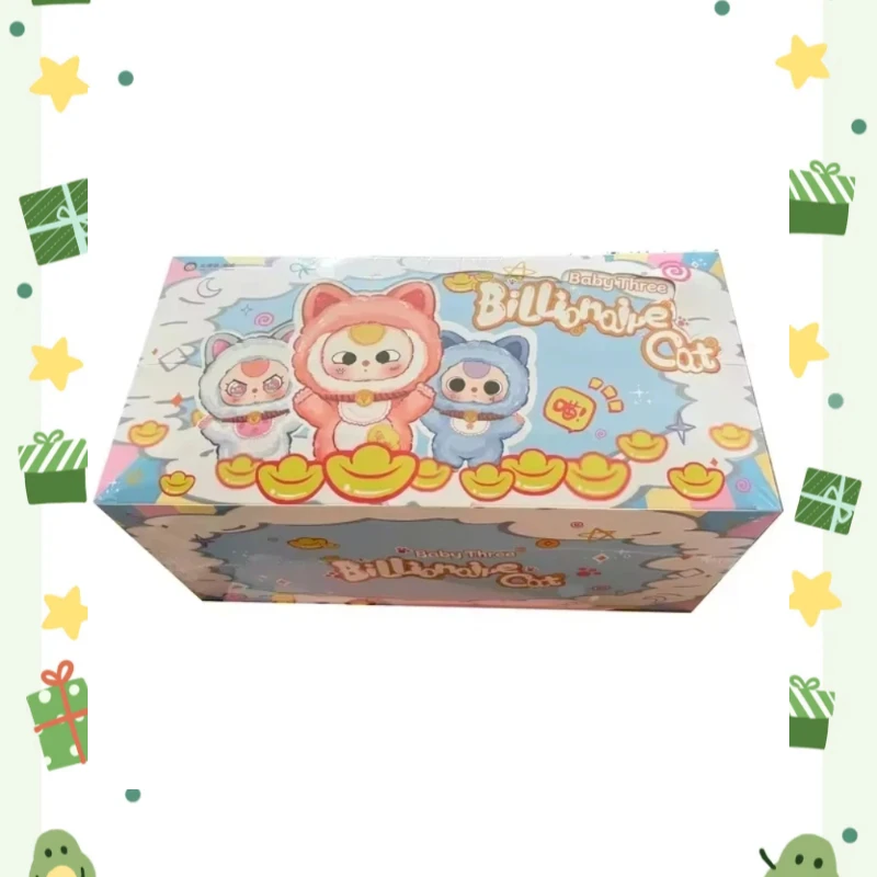 Kawaii الطفل ثلاثة الملياردير محظوظ القط صندوق أعمى اللعب صندوق الغموض Caixa Misteriosa أفخم دمية محشوة دمية لعبة للفتيات هدية