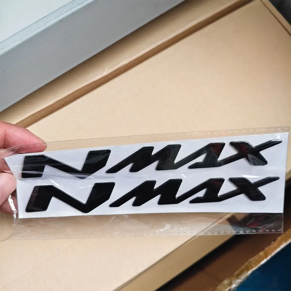 Motorcycle 3D Tank Emblem Badge Stickers Moto Wheel N-MAX Logo Decals For Yamaha NMAX 155 250 400 125 150 Motorbike Logo Decal view 4