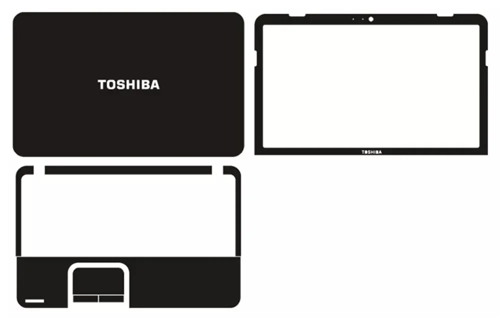 Pre-cut 1xTop+1xPalmrest+1xScreen Bezel Skin Sticker Cover For Toshiba Z30T Z30 Z30-A Z40 Z40T L830 Satellite C850 C855 L850