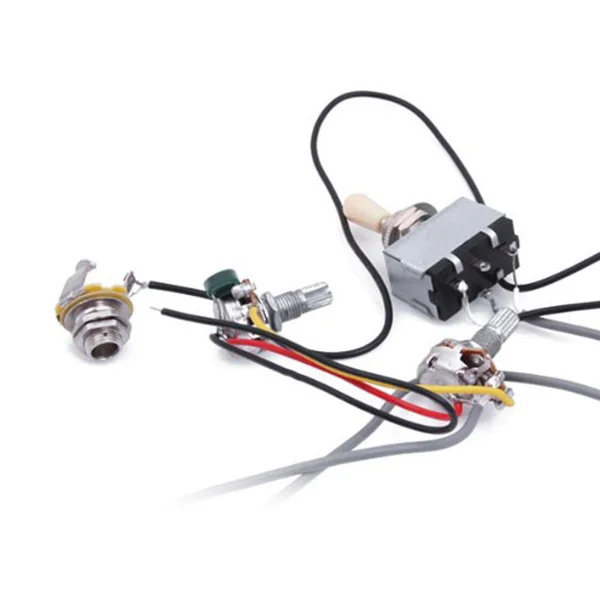 

Guitar Wiring 1V1T Toggle 3 Way Toggle 1V1T 500K 2 Humbucker For Electric Guitar Instrument Part
