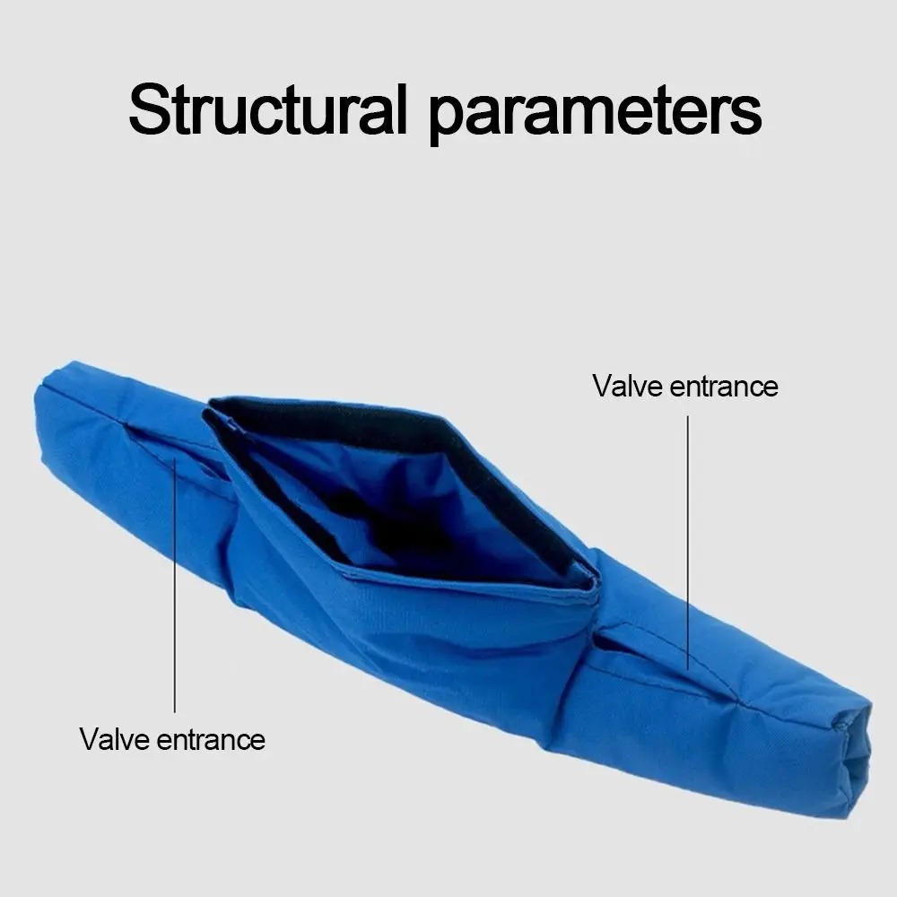 

Double Sided Waterproof Water Meter Insulation Cover Blue 3 Way Sprinkler Valve Cover Detachable Pipe Freeze Protection Winter