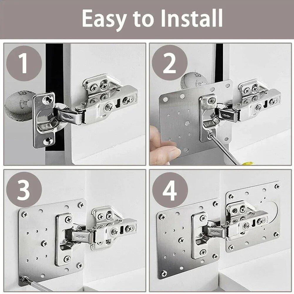 

Hinge Fixing Plate Cabinet Hinge Hardware Accessories Hinge Mounting Plate Hinge Repair Hinge Repair Tool Plate