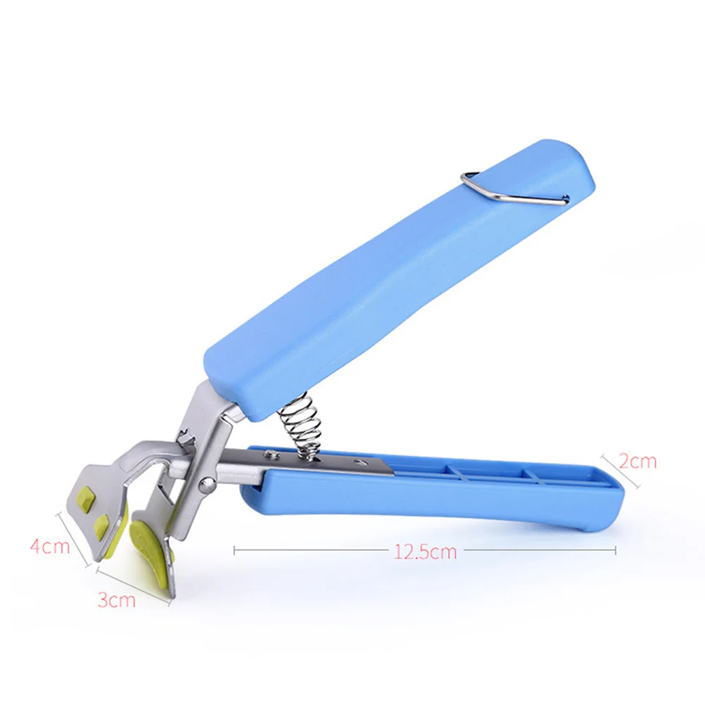 

Lightweight Stainless Steel Hot Plate Tong Bowl Pan Clamp Dish Gripper Clamp Holder (Random Color) pot pan holder