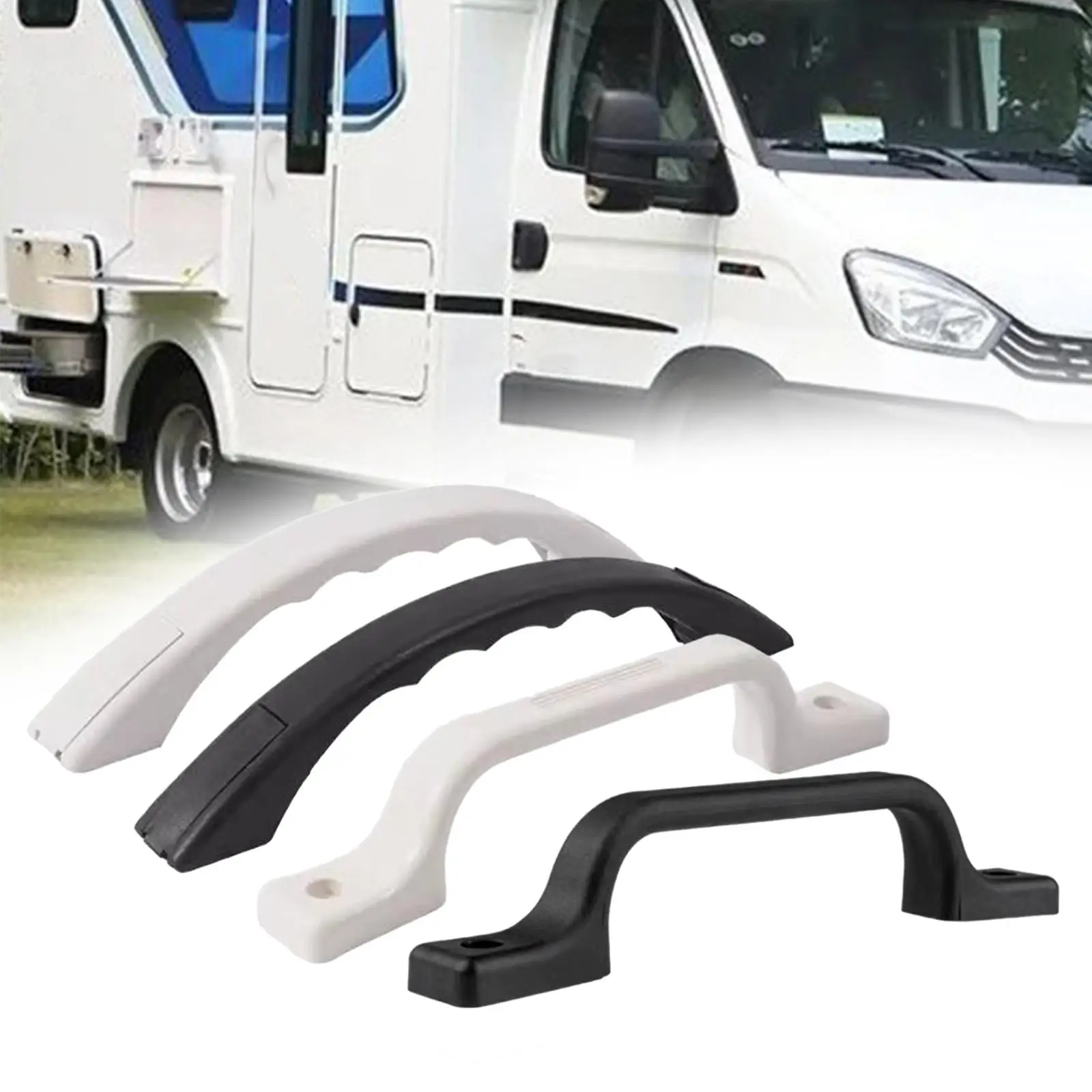9inch RV Cargo Trailer Door Handle Grab Bar Multipurpose Simple Installation Professional Sturdy for Van Truck Accessories