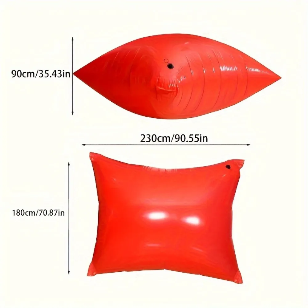 Above Ground Pool Inflatable Pillow - Cold Resistant Floating Air Bag Cushion for Pool Cover, Sun Protection, Dust Cover