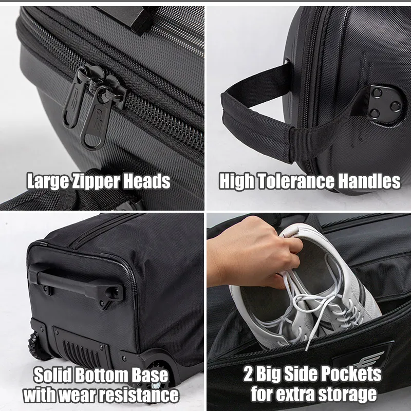 PLAYEAGLE 2025 New Model Suitable For Golf Aviation Bag Nylon Hard Shell Travel Bag With Wheels Unisex Airplane Checked Bag