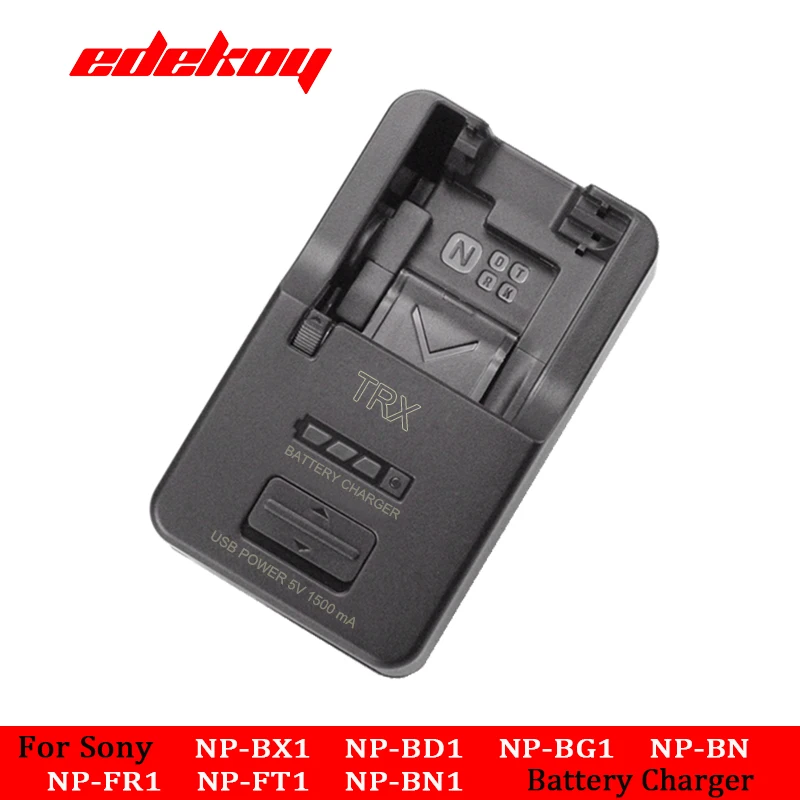 US Plug , Direct insertion charger BC-TRX Multiple Compatible Battery is suitable for Sony NP-BX1 NP-BD1 NP-BG1 NP-BN1 Batteries