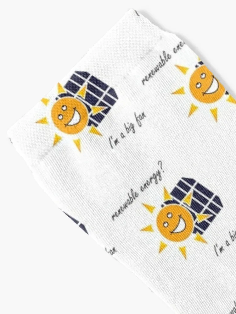 Solar Energy - Renewable Energy Fan Socks Climbing japanese fashion kawaii Mens Socks Women's