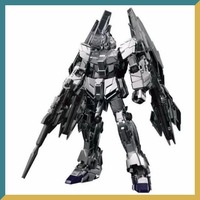 New XD PB Limited HGUC 1/144 Unicorn 03 Phenex RC Type with Bracket Silver Plated Version Figures Model Toys Collection Gift